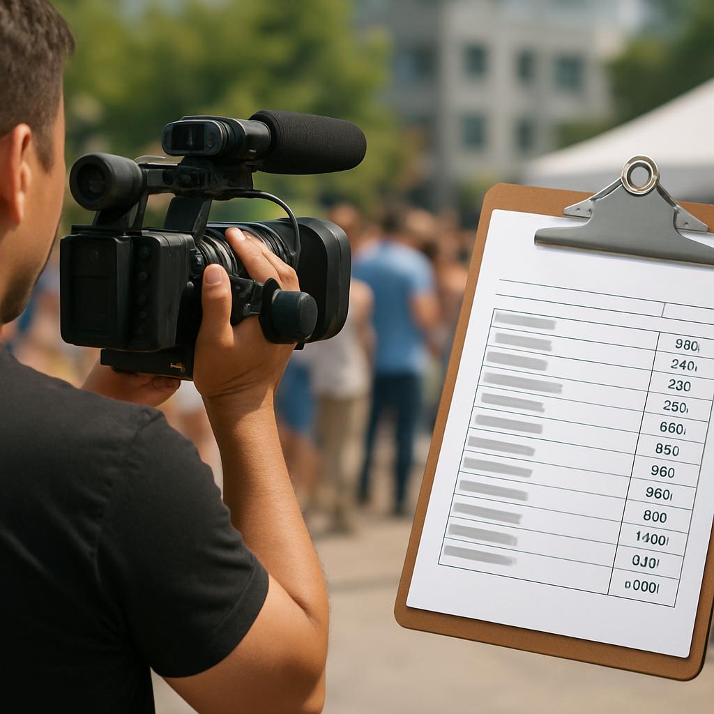 新北市活動錄影報價單完整指南：透明報價技巧與免費範本下載